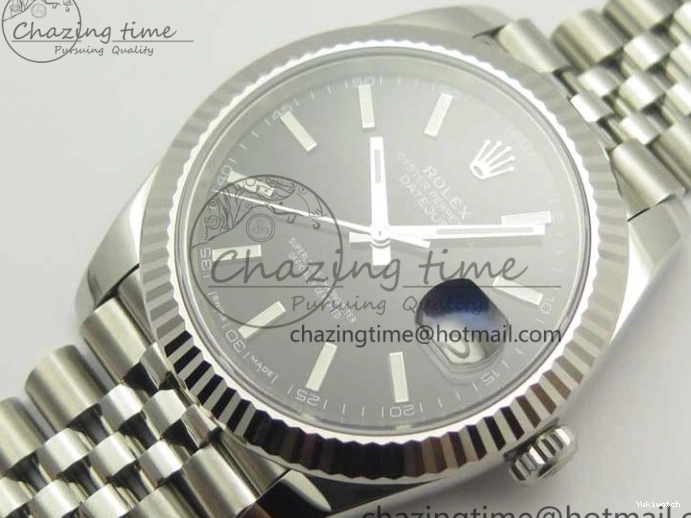 Black Markers Jubilee DateJust Edition on Best 41 REF Clone 126334 Bracelet 1:1 V2 A3235 SS Stick Dial 0927
